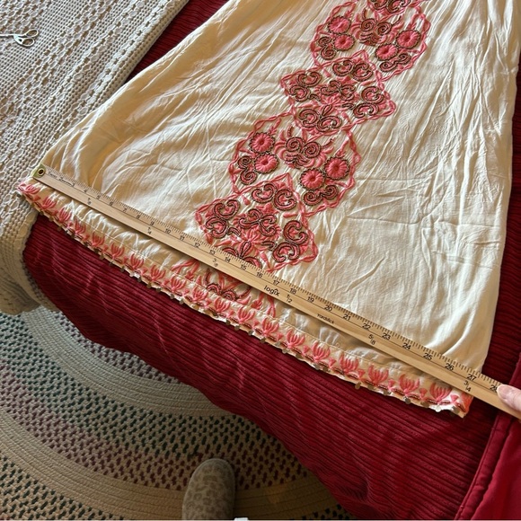 Lula Soul Beaded Embroidered Swing Dress. Size Medium. - Picture 15 of 16